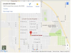 Google Map of Lincoln Art Center location