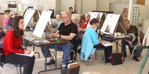Jim Nelson Drawing Class at the Lincoln Art Center February 2020